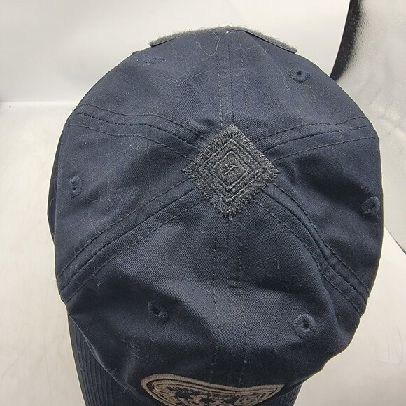 5.11 Tactical Hat Cap Adults Navy Blue Adjustable Baseball Logo Casual Work Wear - Picture 6 of 10